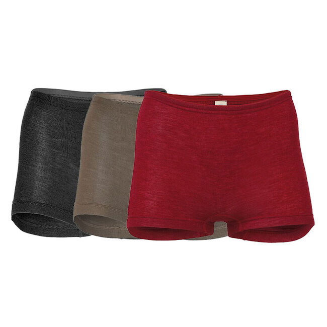 Women's Thermal Panties Briefs, 70% Merino Wool 30% Silk with