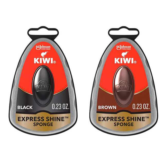 Kiwi Express Shine Shoe Polish Instant Shine Sponge - 7 ml Black
