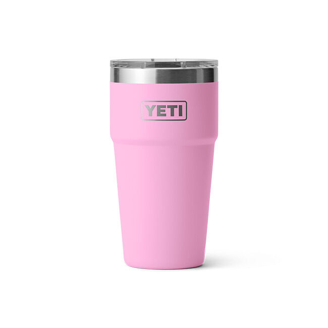 YETI Rambler 16 oz Stackable Pint, Vacuum Insulated, Stainless  Steel with MagSlider Lid, Power Pink: Tumblers & Water Glasses