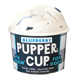 Pupper Cup Ice Cream for Dogs - Blueberry