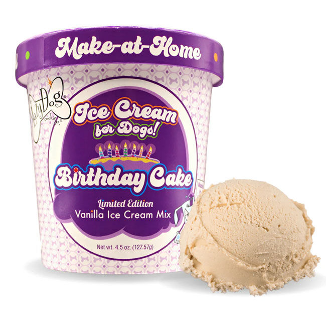 The Lazy Dog Cookie Co. Make-At-Home Dog Ice Cream Mix - Birthday Cake Flavor - 4.5 oz image number null