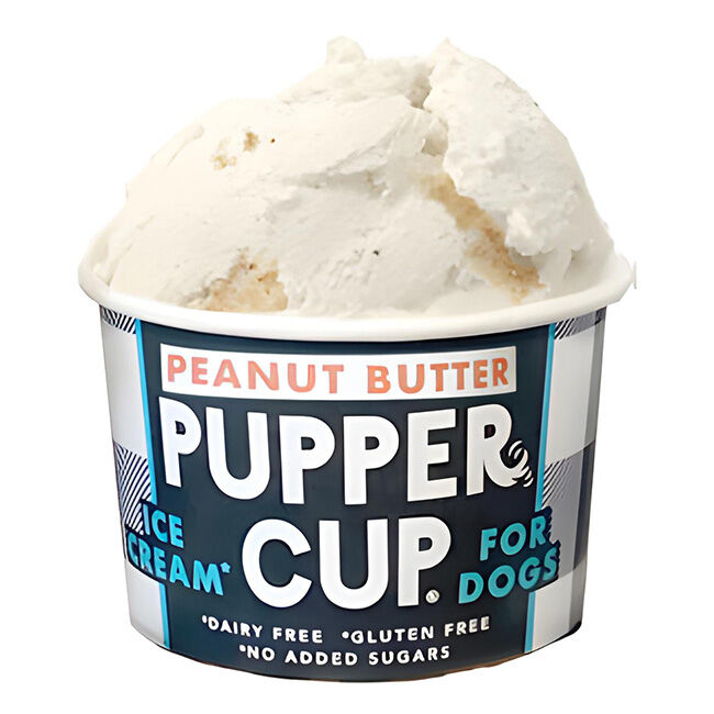 Pupper Cup Ice Cream for Dogs - Peanut Butter image number null