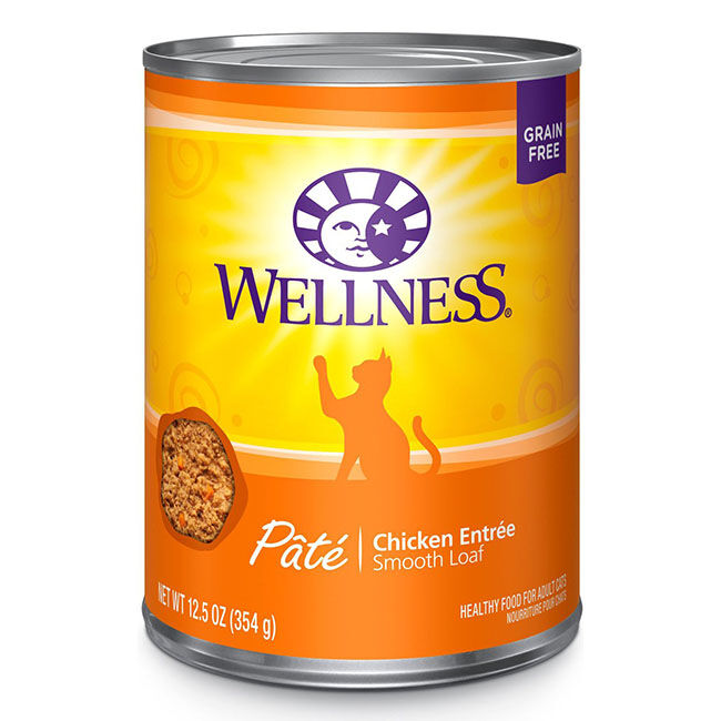 Wellness Chicken Formula Canned Cat Food image number null