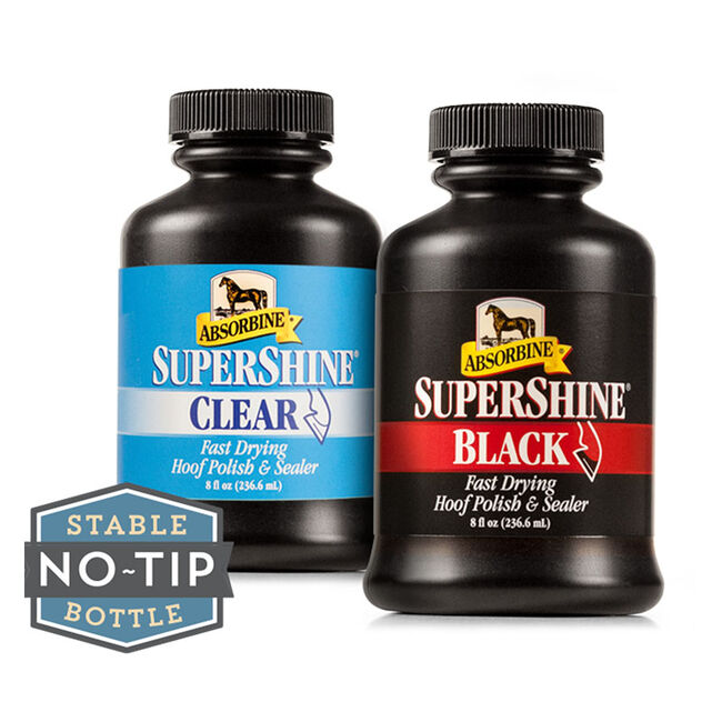 Supershine Hoof Polish Black - 8 oz