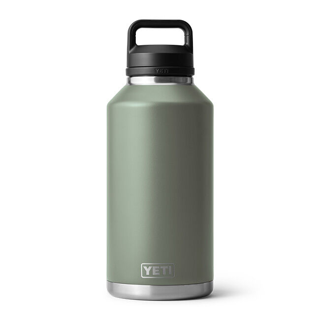 Yeti Rambler 64 oz Bottle Chug Camp Green