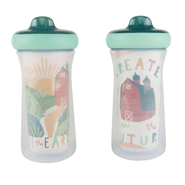 Insulated Hard Spout Sippy Cup (2 Pack)