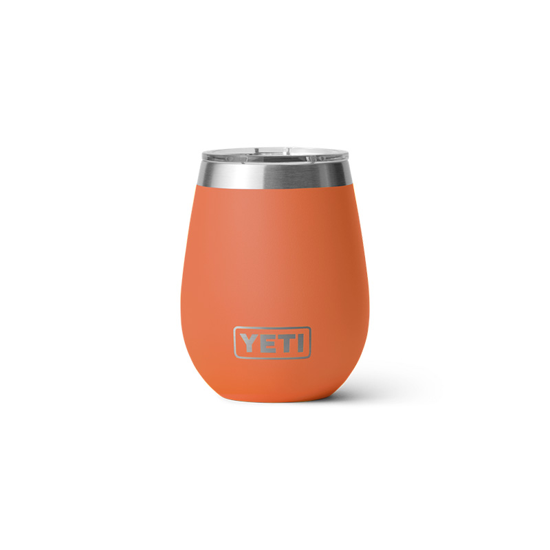 YETI 10 oz. Rambler Wine Tumbler with MagSlider Lid, High Desert Clay Orange  - Holiday Gift - Yahoo Shopping