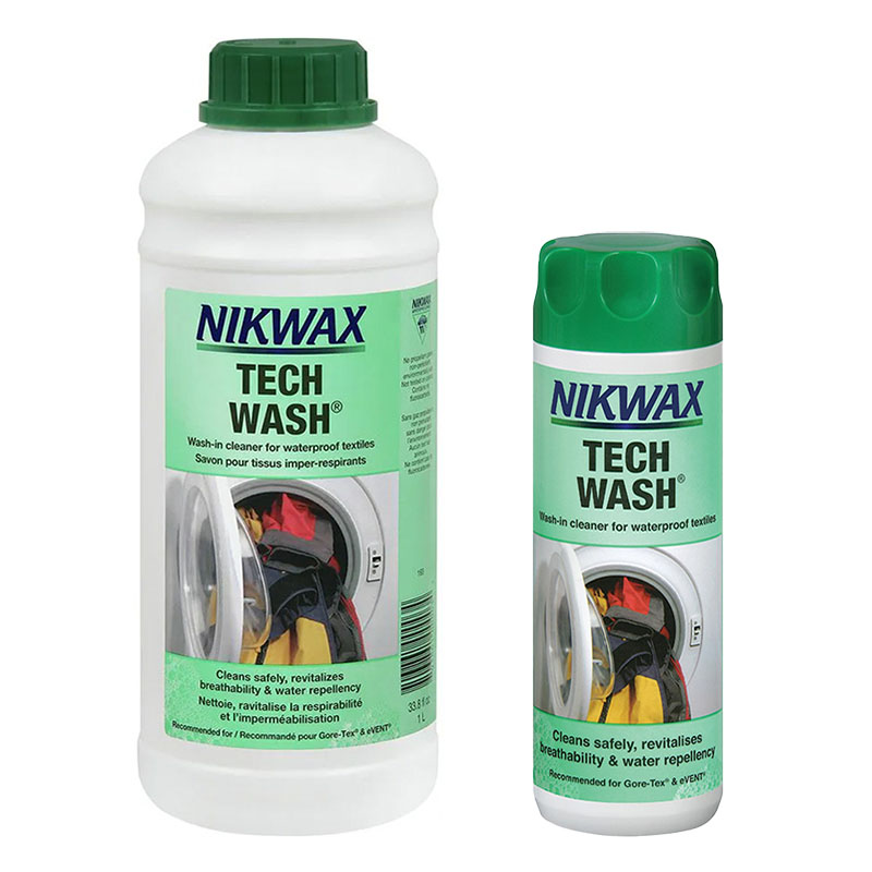 Nikwax Tech Wash, Nikwax Waterproofing Sprays & Wash-ins