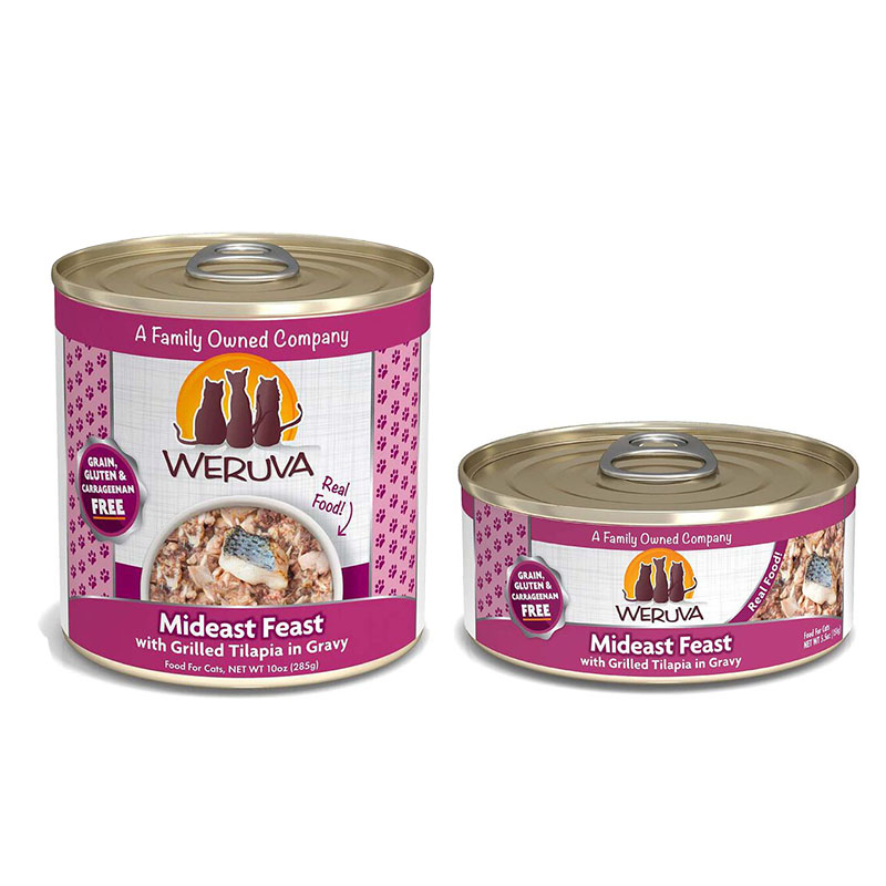 Weruva Classic Cat Food Mideast Feast with Grilled Tilapia in