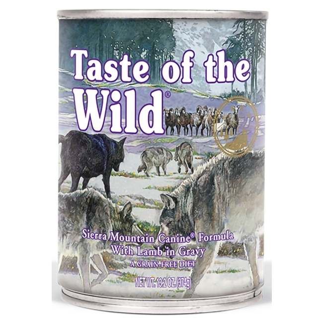 Taste of the Wild Sierra Mountain Canine Formula Canned Dog Food 13.2 oz