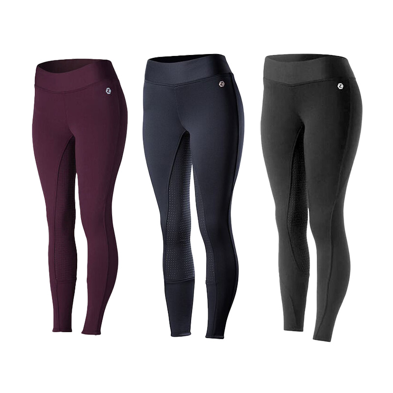 HORZE ACTIVE SILICONE FULL SEAT WINTER TIGHTS