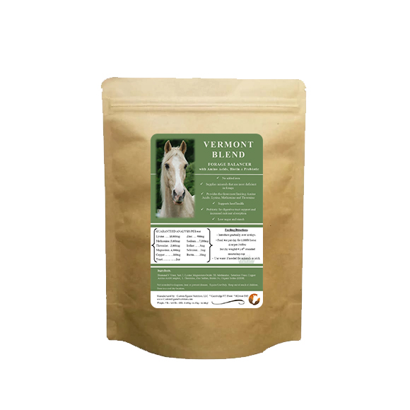 Custom Equine Nutrition Vermont Blend Forage Balancer | The Cheshire Horse