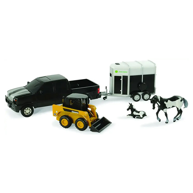 John deere toy truck cheap horse trailer