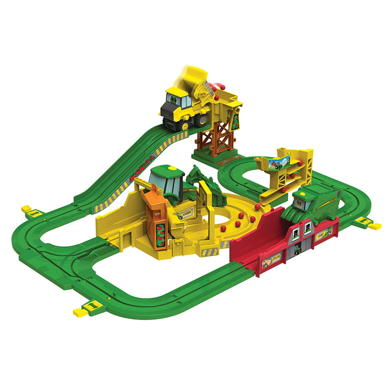 TOMY John Deere Johnny Tractor and the Magical Farm Vehicle Playset ...