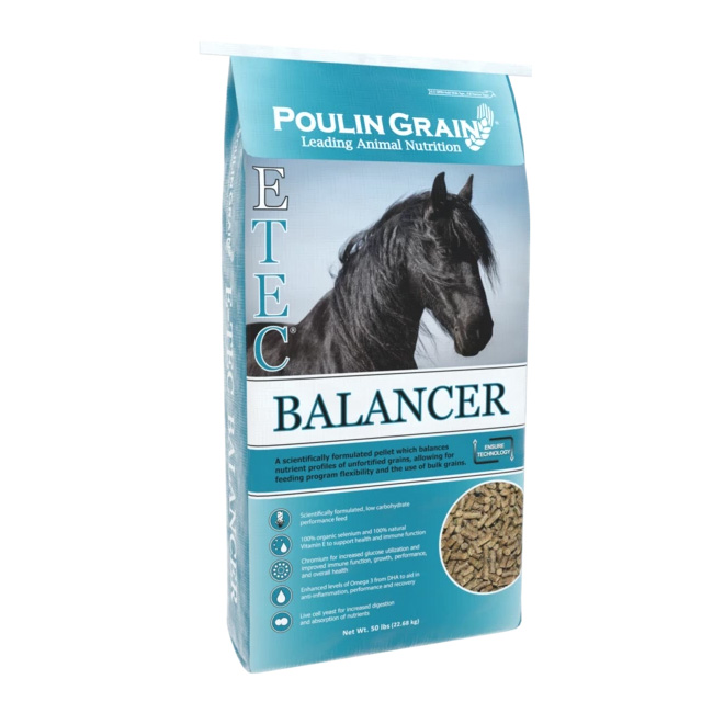 Poulin Grain E-TEC Balancer - Pellets - 50 lb | The Cheshire Horse